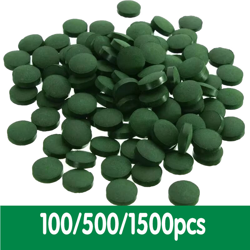 Spirulina Tablet Organic - 100/1500 قطعة أقراص سبيرولينا عالية النقاء