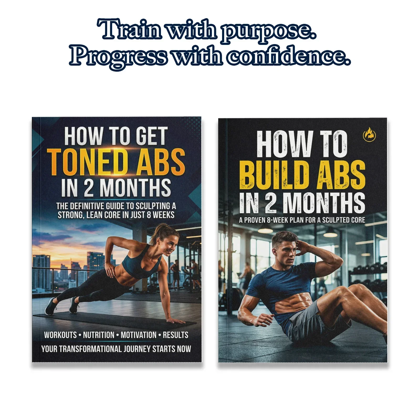 The Nutrition Fitness - مجموعة من كتابين لتدريب عضلات البطن