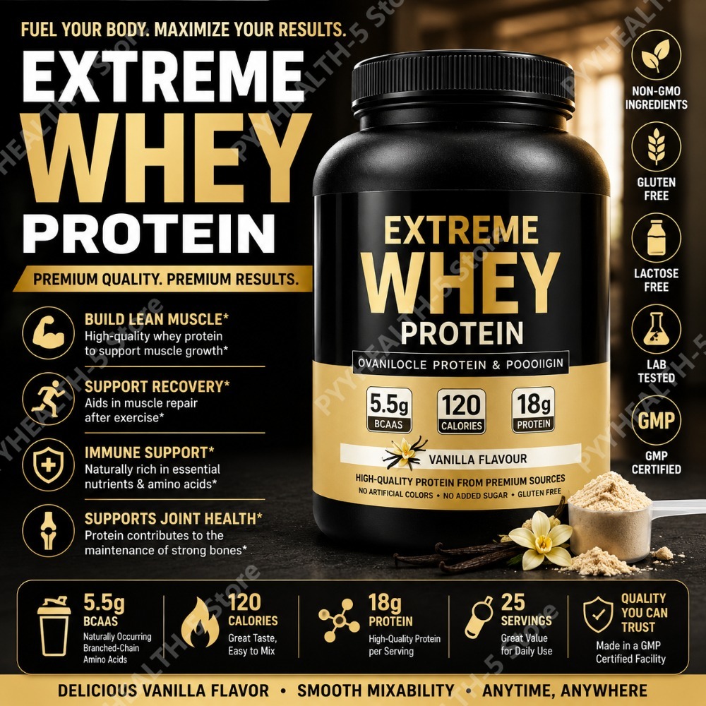 Fitness Nutrition Whey - مسحوق بروتين مصل اللبن بنكهة الفانيليا