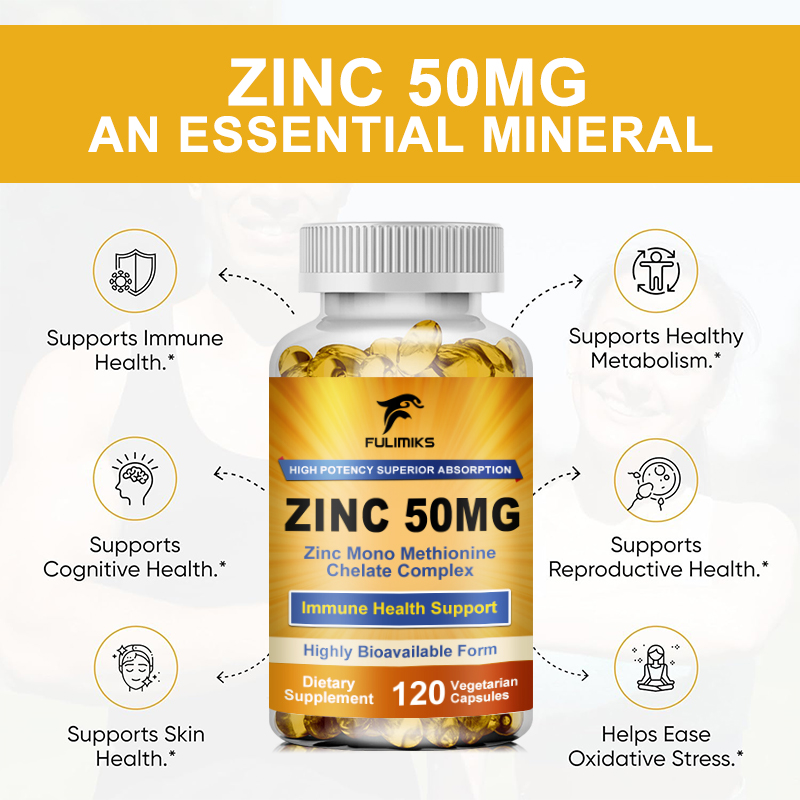 كبسولات الزنك النقية الفاخرة 5 - مراجعة Zinc Supplement 50Mg وسعره