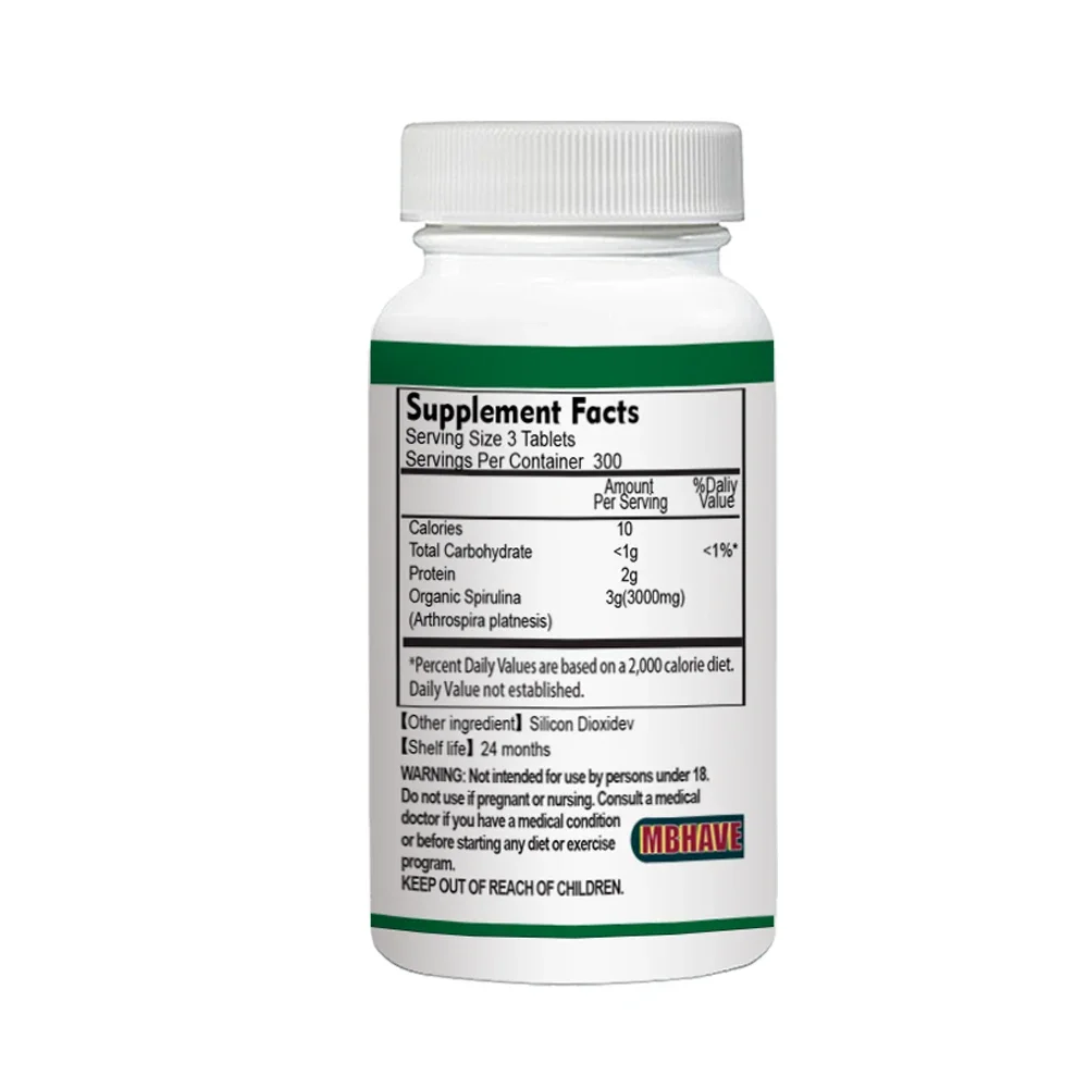 صفقة كبيرة شحن مجاني التلوث ال - مراجعة Spirulina Tablet Organic وسعره