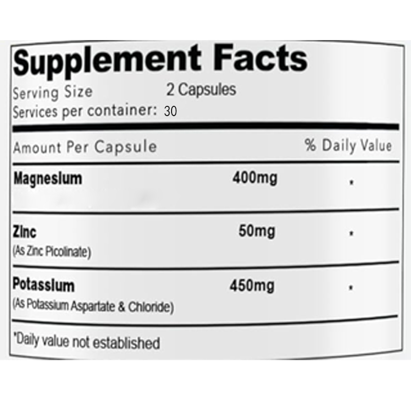مكملات المغنيسيوم والبوتاسيوم  - مراجعة Zinc Supplement 50Mg وسعره