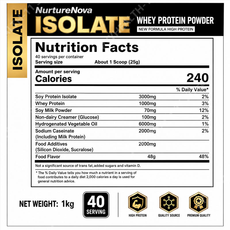 مسحوق بروتين مصل اللبن المعزول - مراجعة Fitness Nutrition Whey وسعره